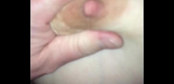  My lactating slut squirting milk and gagging on my cock!